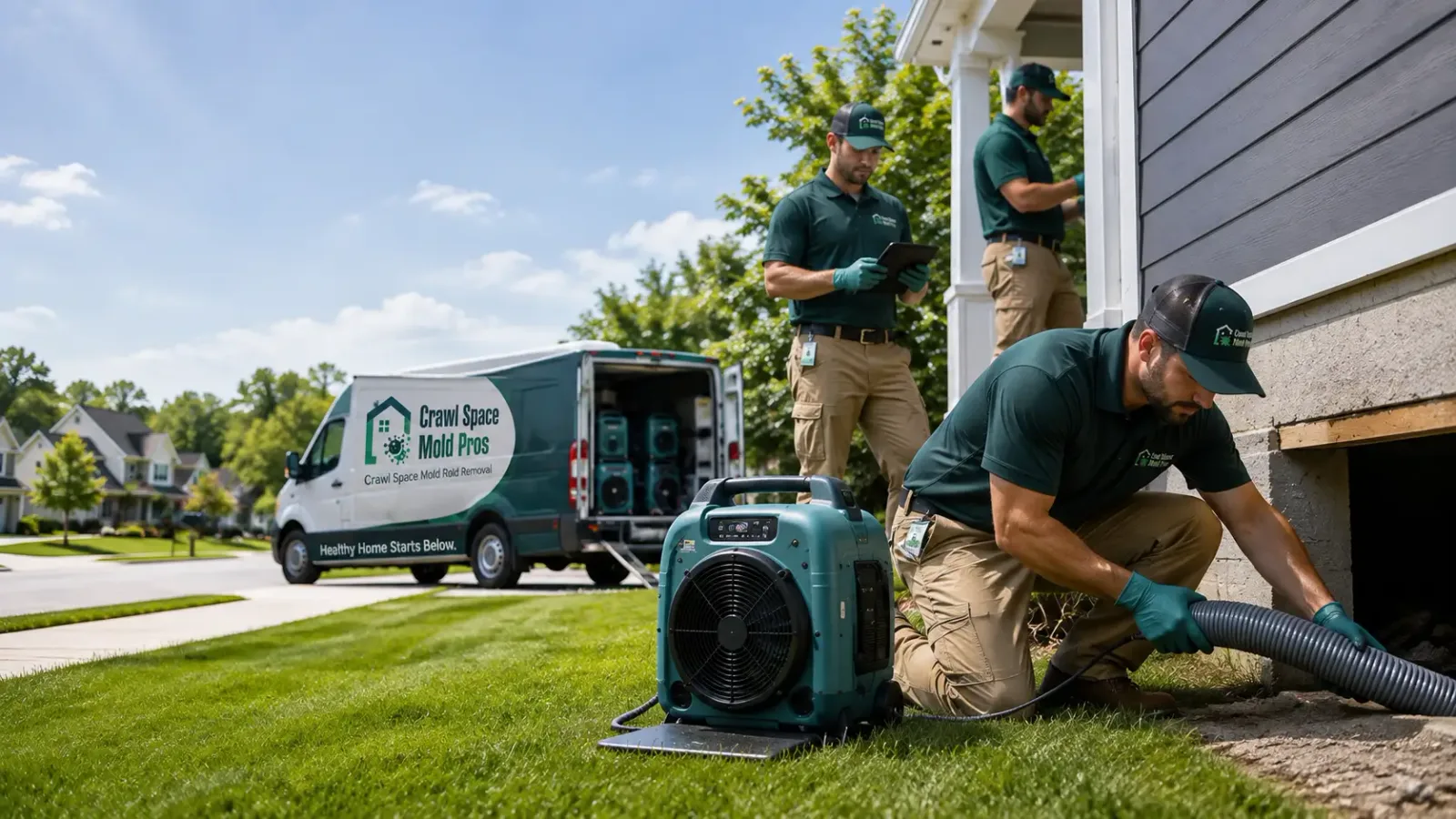 Crawl Space Mold Removal in Cedar Falls, IA